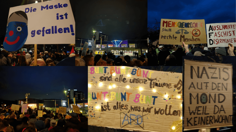 Erfolgreicher Protest gegen die neuen Nazis!