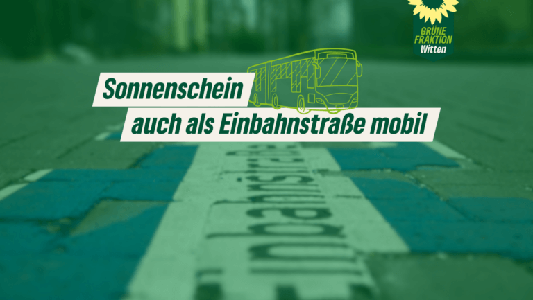 Wittener Sonnenschein ist auch als Einbahnstraße mobil